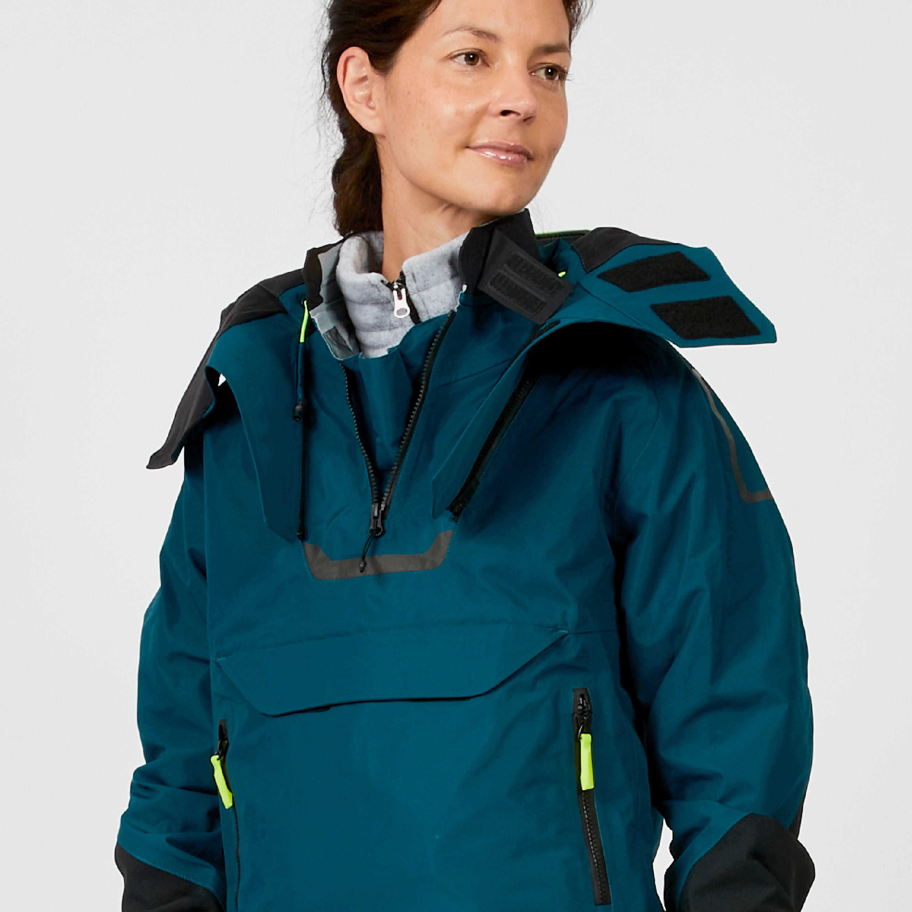 Chaqueta impermeable vela Unisex Offshore 900 azul 2/8