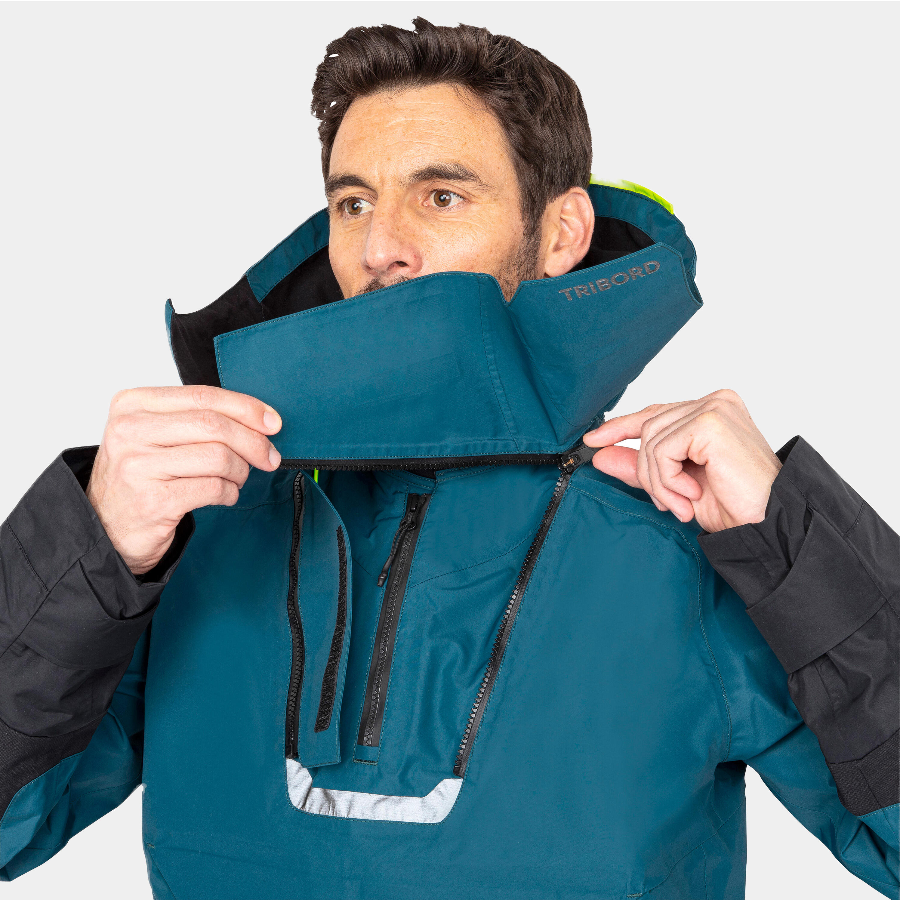 Chaqueta impermeable vela Unisex Offshore 900 azul 4/8
