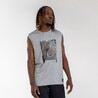 Men Basketball Sleeveless Jersey TS500 Grey