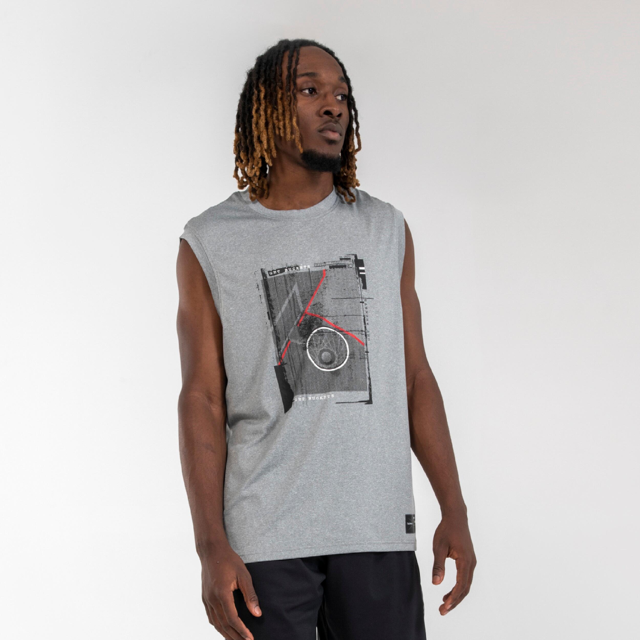 sleeveless basketball t shirt