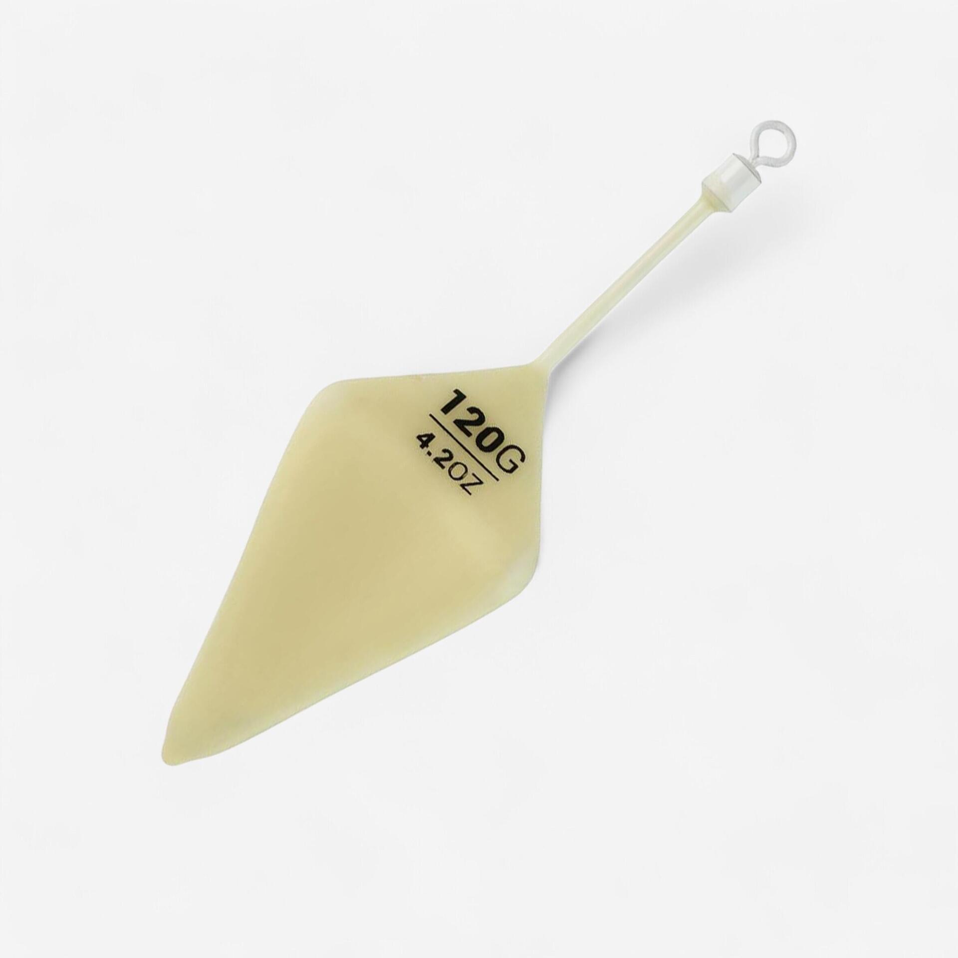 Plomb pyramide plus adapté par temps calme en surfcasting