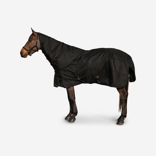 Couvre-cou équitation cheval ALLWEATHER 200 noir