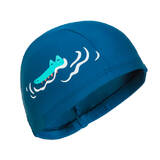 Swimming Cap Mesh  Size S Croc Blue