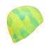 Adult Swimming Cap Silicone 56-60 Cm 500 Print Harm Green