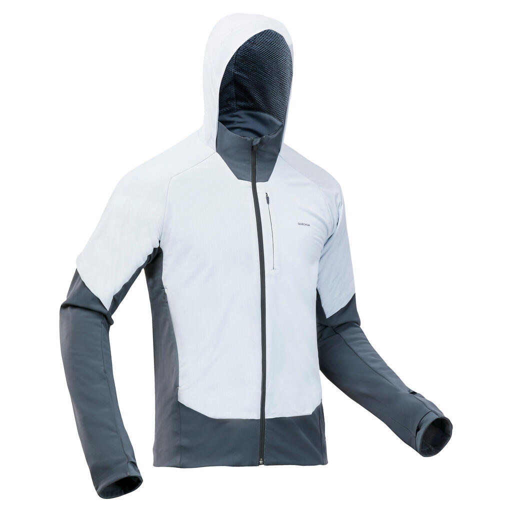 Fleecejacke Herren Hybridjacke Bergwandern - MH920 Hood