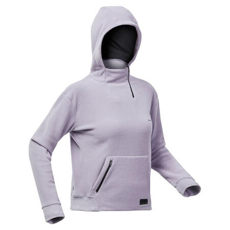 Sweat Polaire de randonnée - MH100 Hoodie - Femme