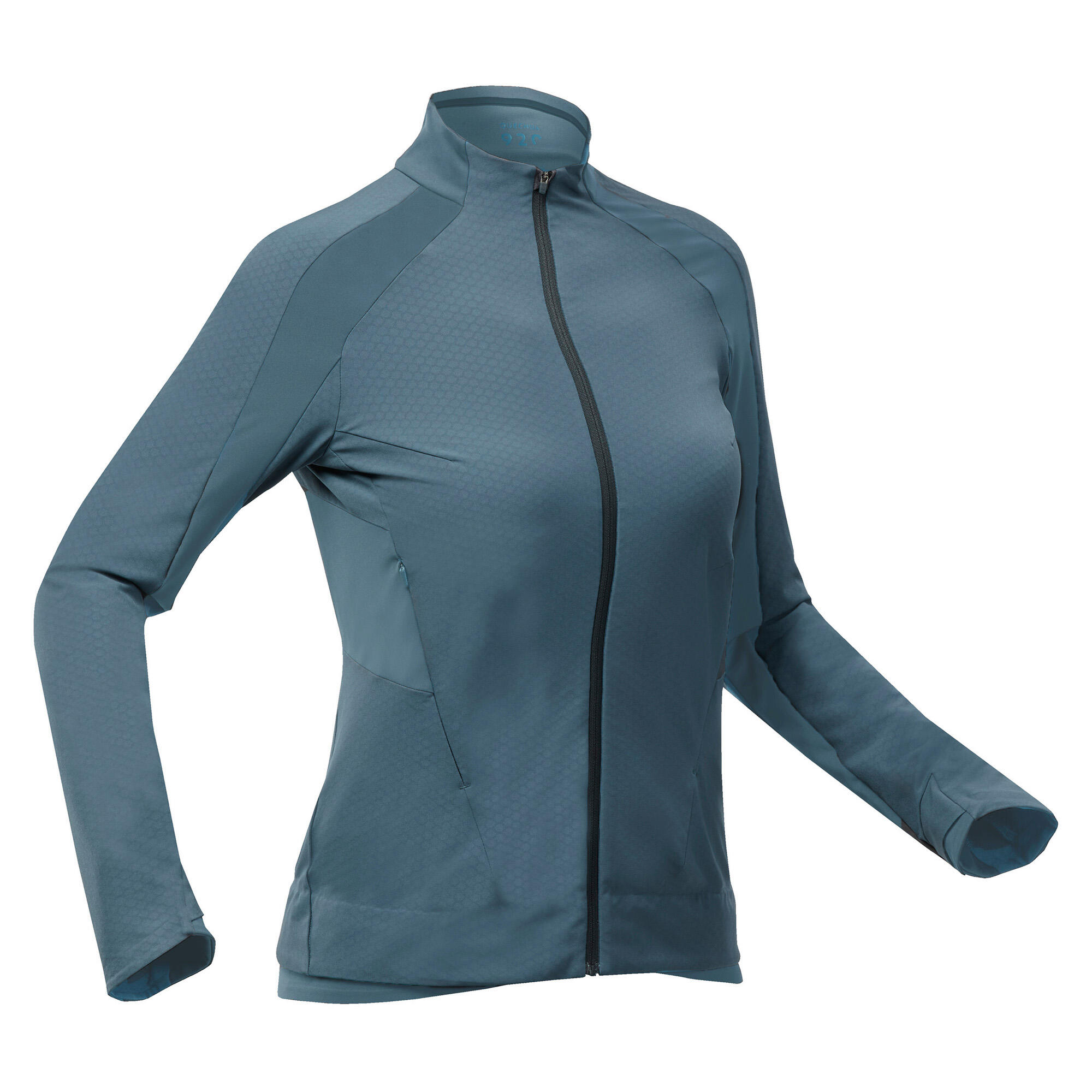Quechua - Veste De Randonnée Légère - Mh920 Light - Femme - Polaire - Randonnees Et Trekking Femme - Bleu-gris - 36 Xs - Decathlon