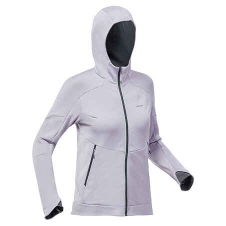 Chamarra de tejido polar de senderismo - MH520 Hood - Mujer