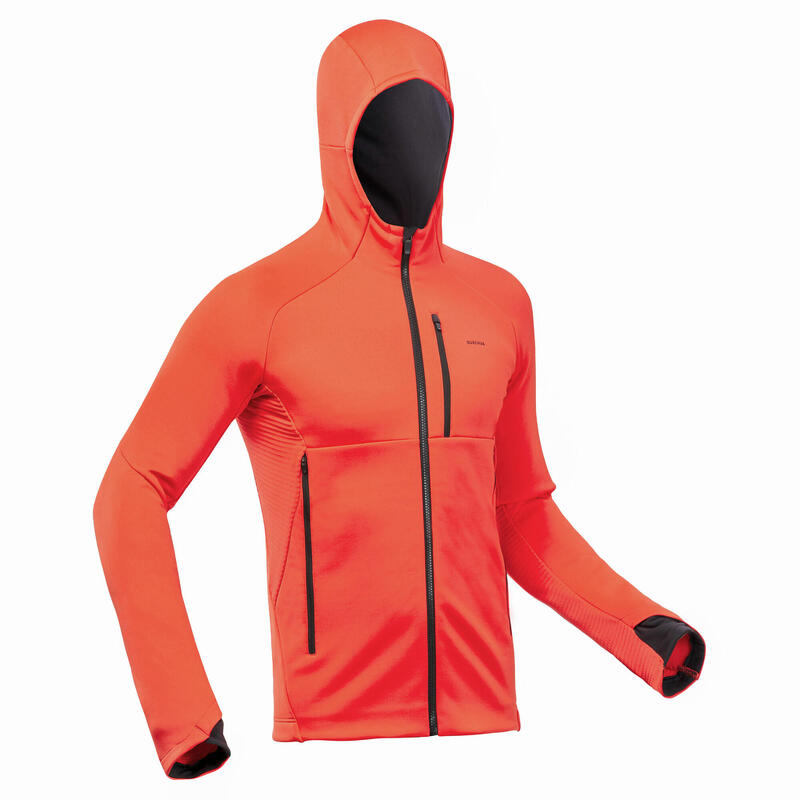 Pile montagna uomo MH520 HOOD rosso