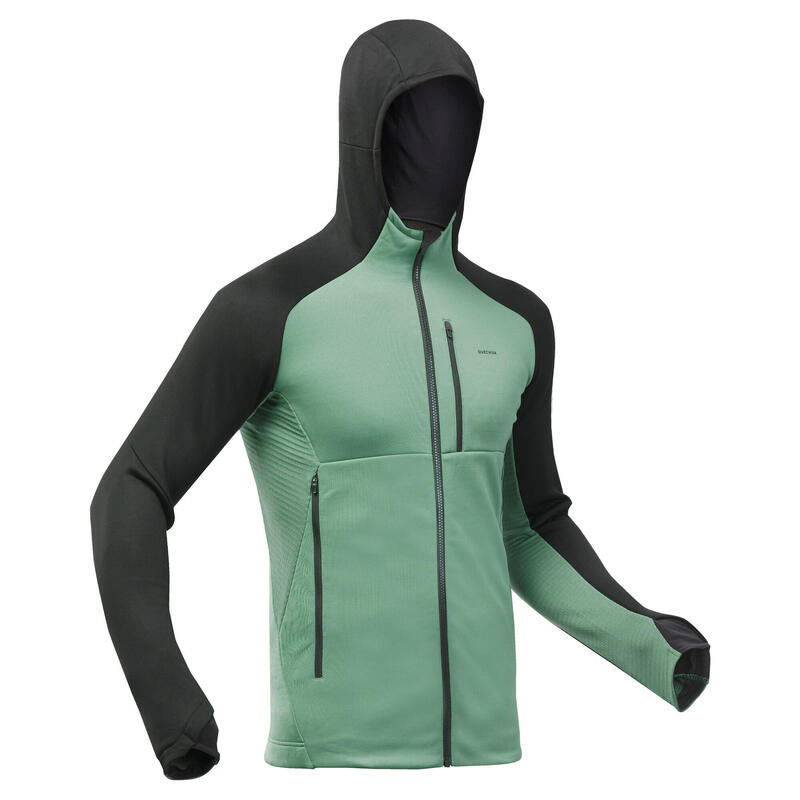 Erkek Kapüşonlu Outdoor Polar - Yeşil - mh500 Hood