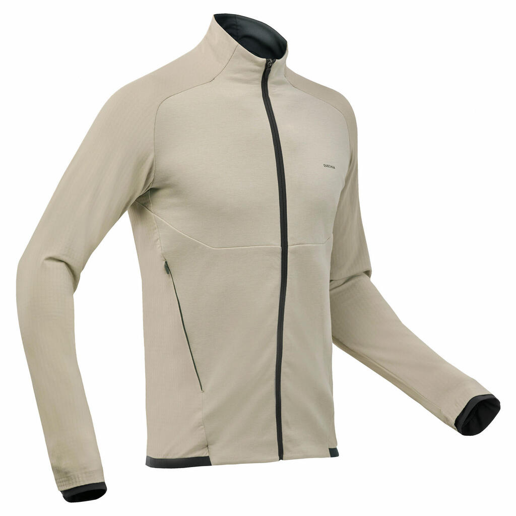 Fleecejacke Herren Wandern - MH500 Light beige