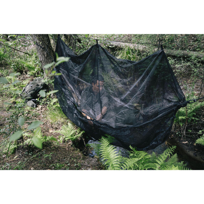 Hamac Rezistent Bushcraft 1 persoană camuflaj Furtiv