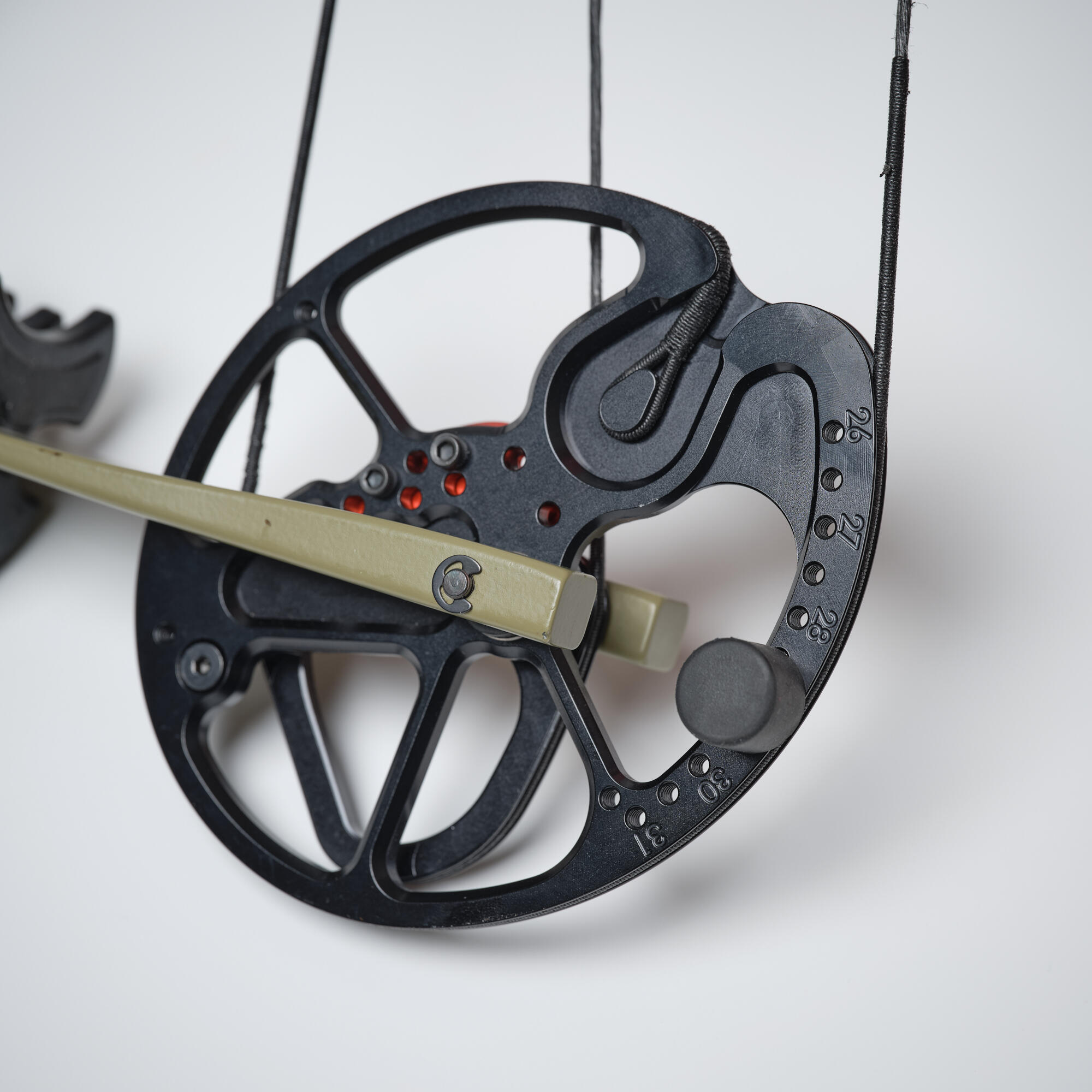 Kit arc à poulie de cible et de chasse 500 kaki droitier 10/19