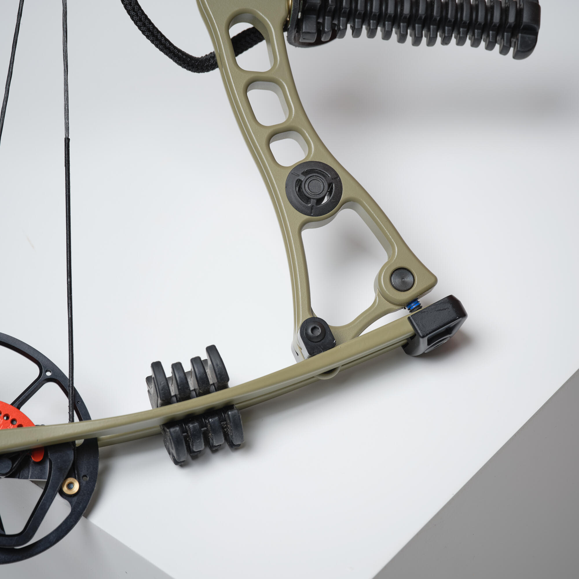 Kit arc à poulie de cible et de chasse 500 kaki droitier 9/19