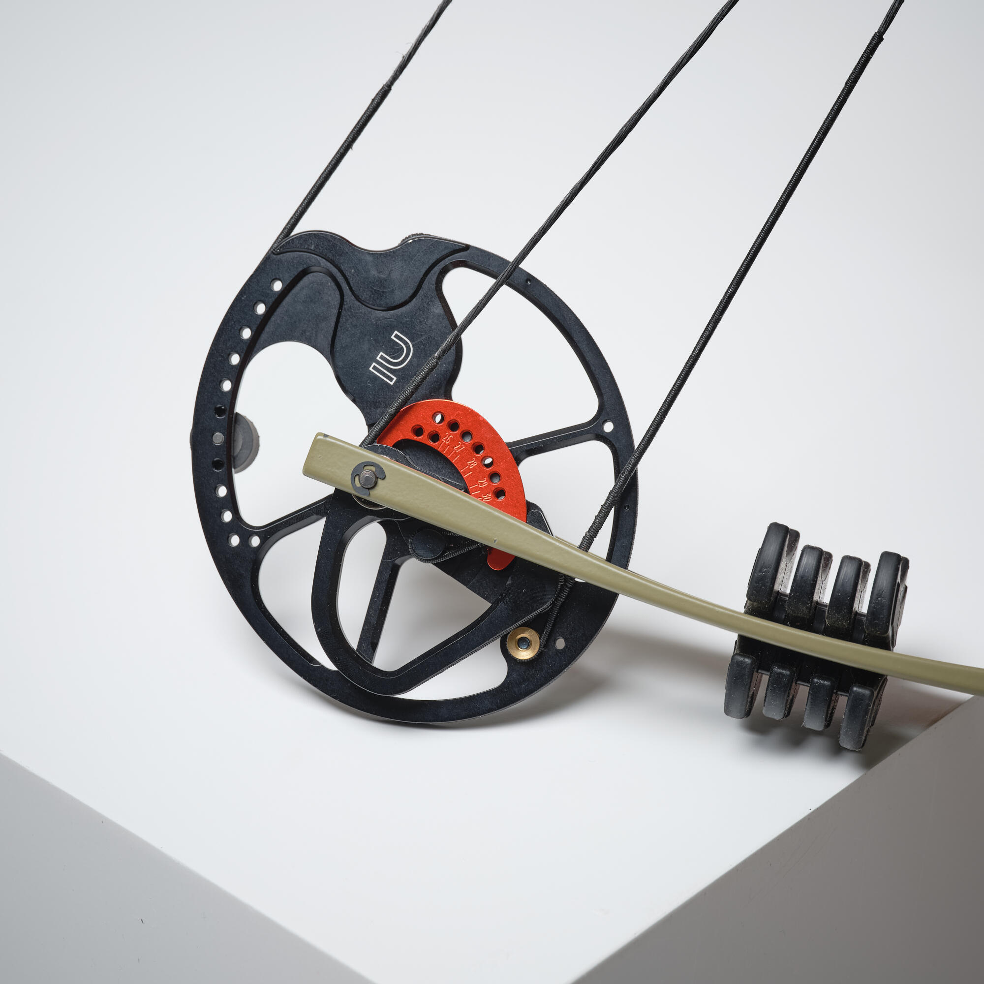 Kit arc à poulie de cible et de chasse 500 kaki droitier 6/19