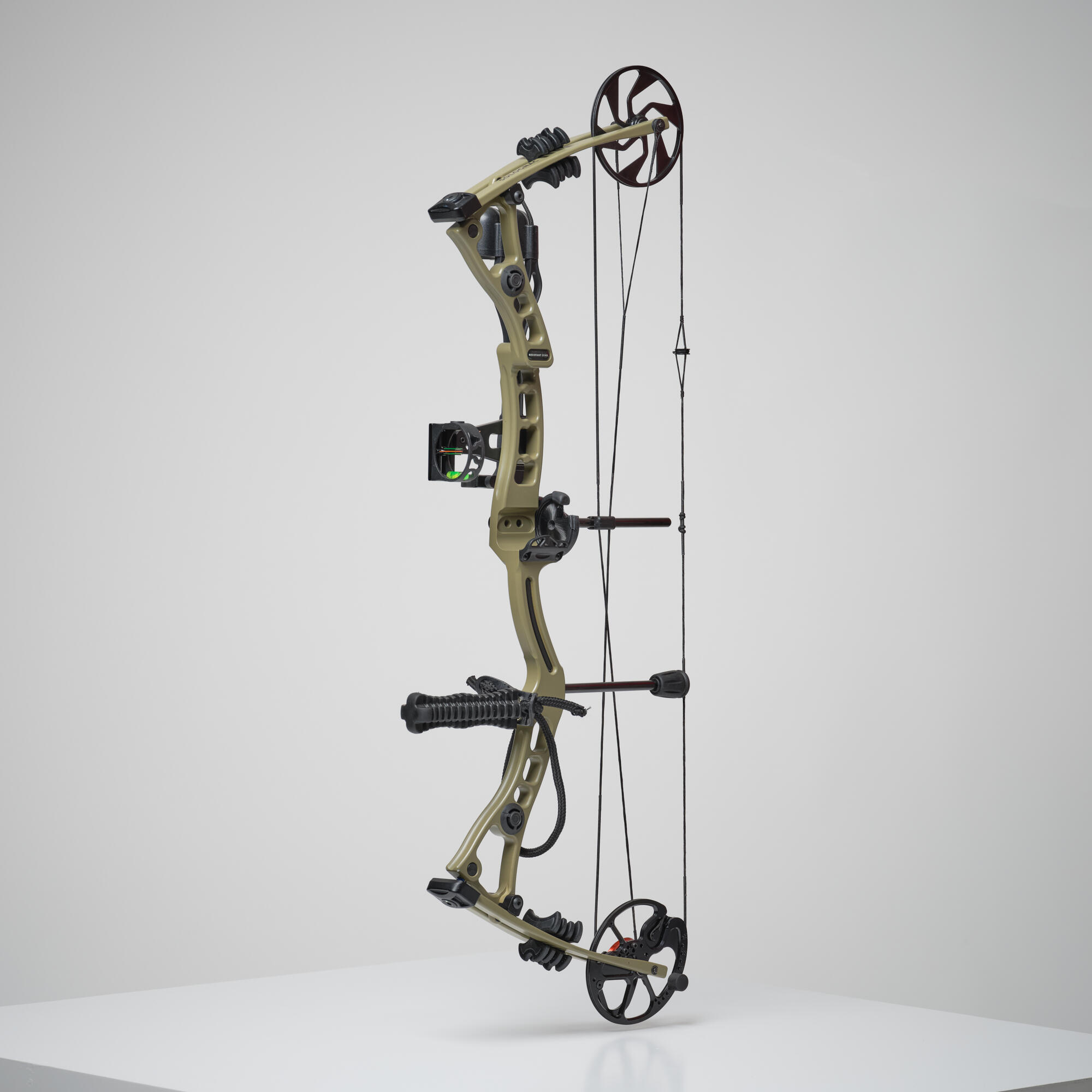 Kit arc à poulie de cible et de chasse 500 kaki droitier 5/19
