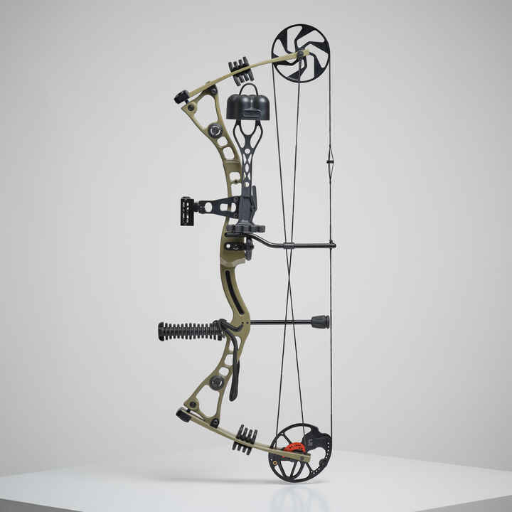 Compoundbogenset Jagd 500 Furtiv Linkshand SOLOGNAC DECATHLON