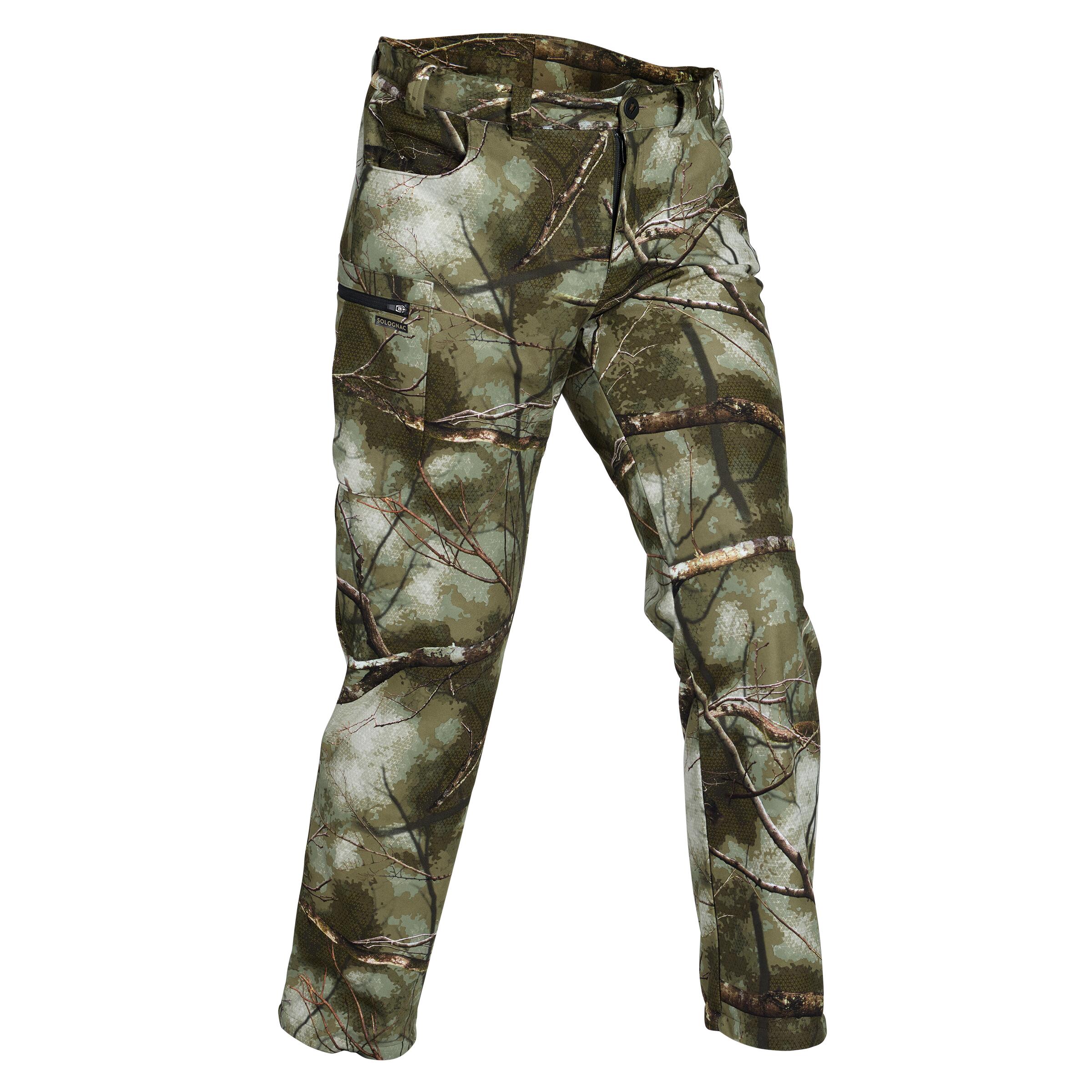 Hunting Warm Silent Pants - Treemetic 100 - SOLOGNAC