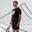 Camiseta de tenis manga corta hombre Artengo TTS Soft negro lila Gaël Monfils