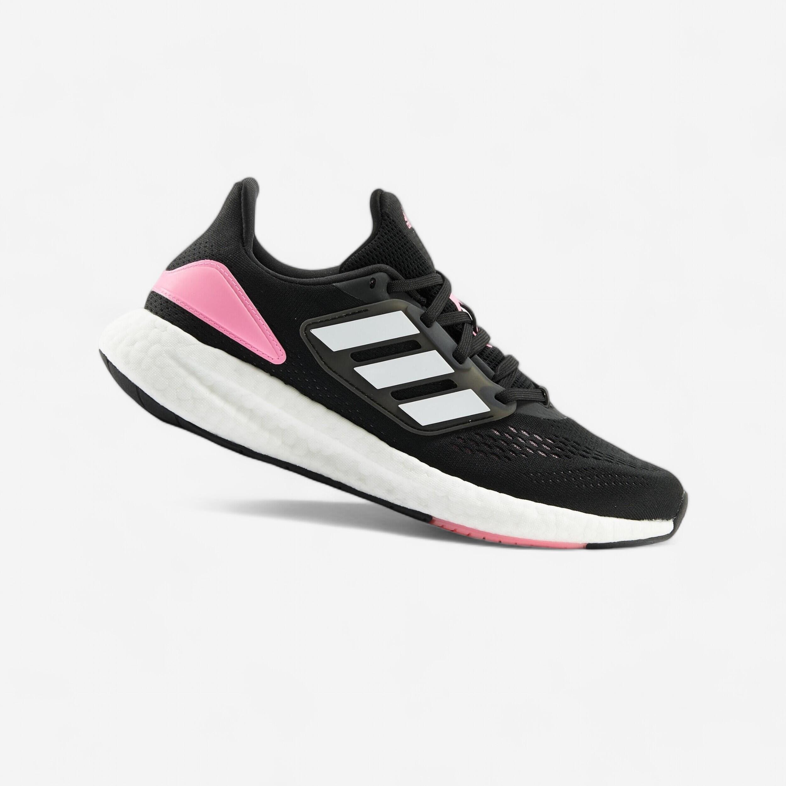 women's black and pink adidas shoes