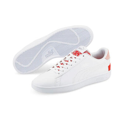 Zapatillas de tenis Adulto Puma Smash Patchwork rojo