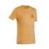 Travel Trekking Merino Wool T-Shirt TRAVEL 100 - Ochre Yellow