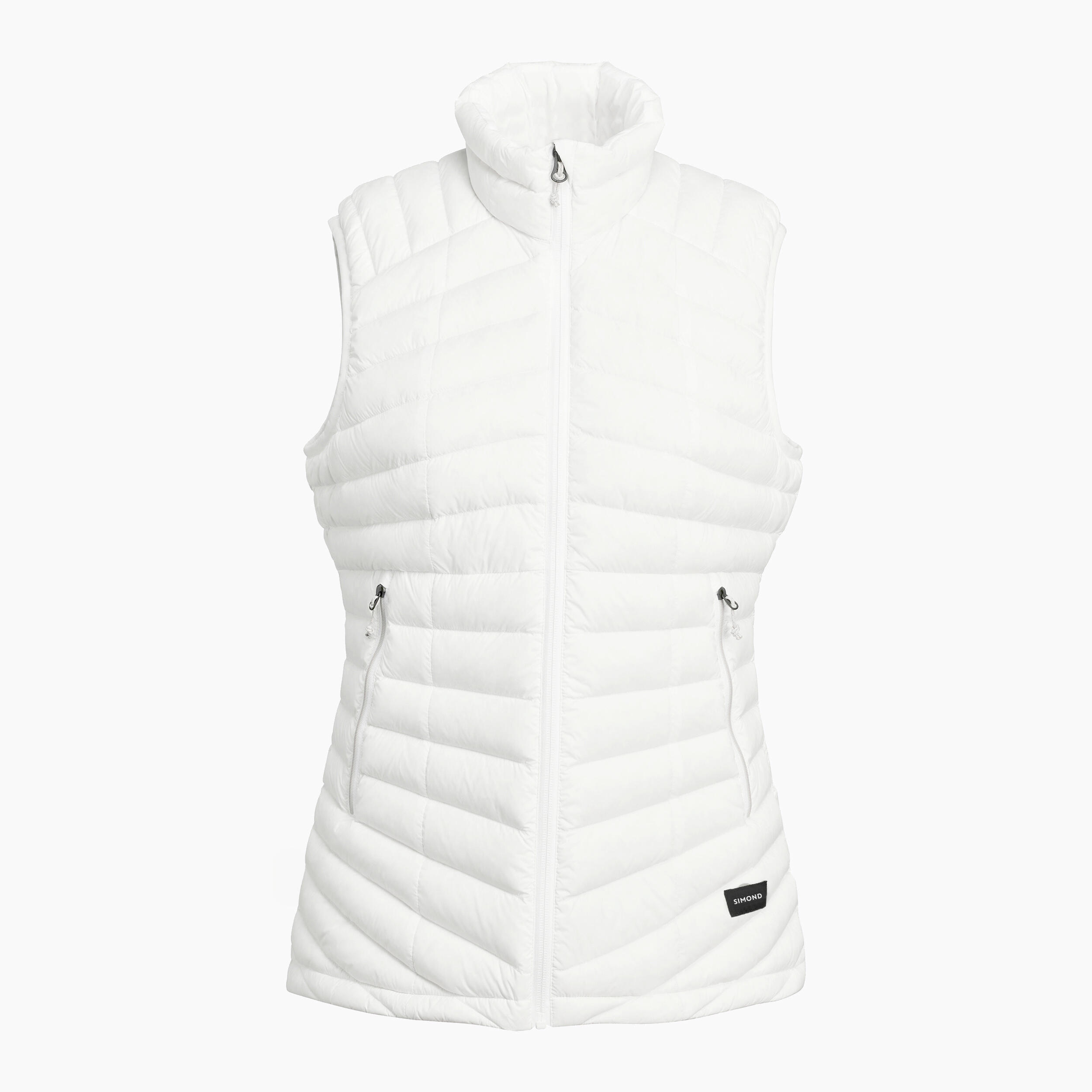 Chaleco acolchado de montaña y trekking plumón  Mujer Forclaz MT100 6/7