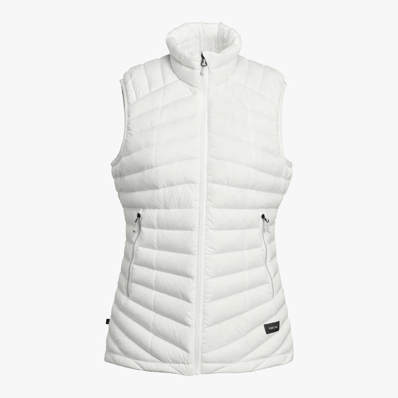 Damesbodywarmer voor bergtrekking MT100 dons