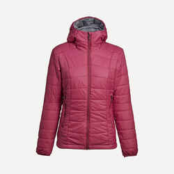 Women's Mountain Trekking Padded Jacket with Hood - MT100 -5°C