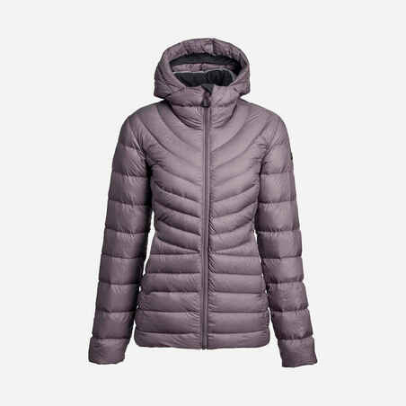 Women’s mountain trekking hooded down jacket - MT500 -10°C