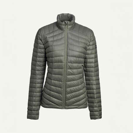 Women’s mountain trekking down jacket - MT100 -5°C