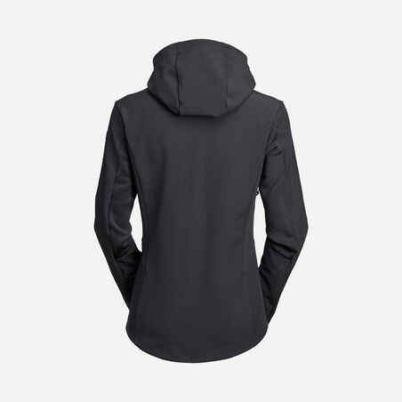 جاكيت Softshell MT500 Windwarm للرحلات للنساء - أسود 