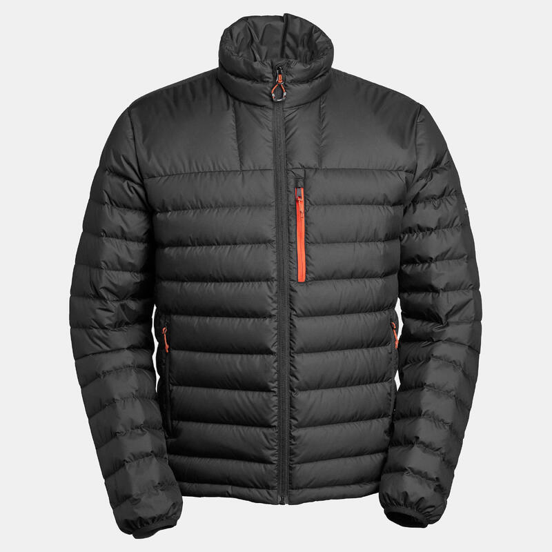 Férfi kabát túrázáshoz MT500, -10 °C-ig, fekete