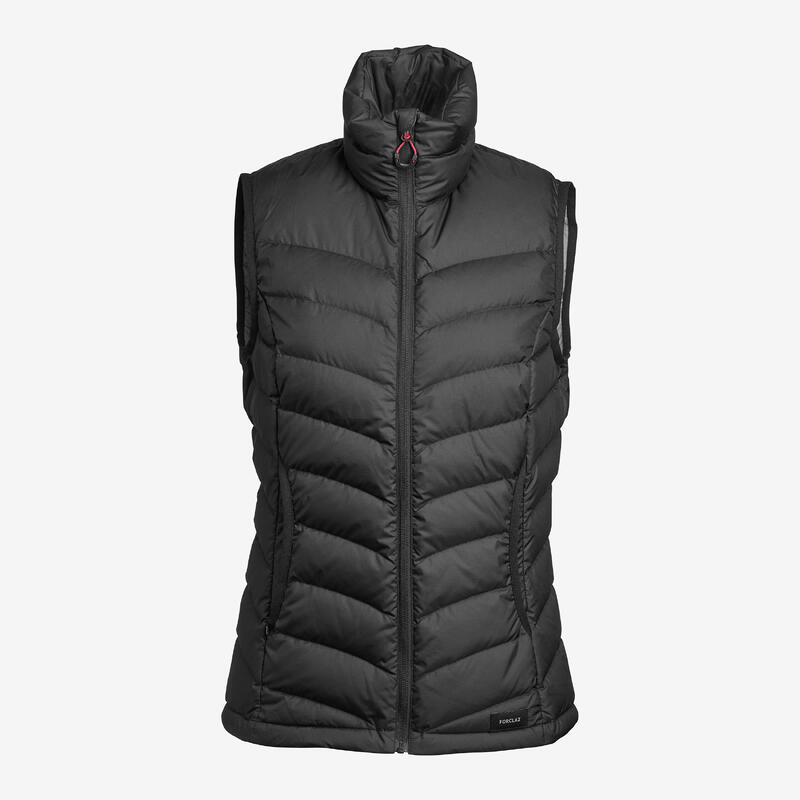 Damesbodywarmer voor bergtrekking MT500 dons