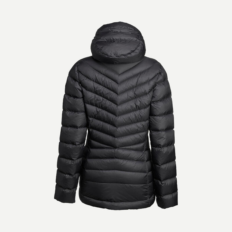 Daunenjacke Damen Kapuze bis -10 °C Trekking ‒ MT500 