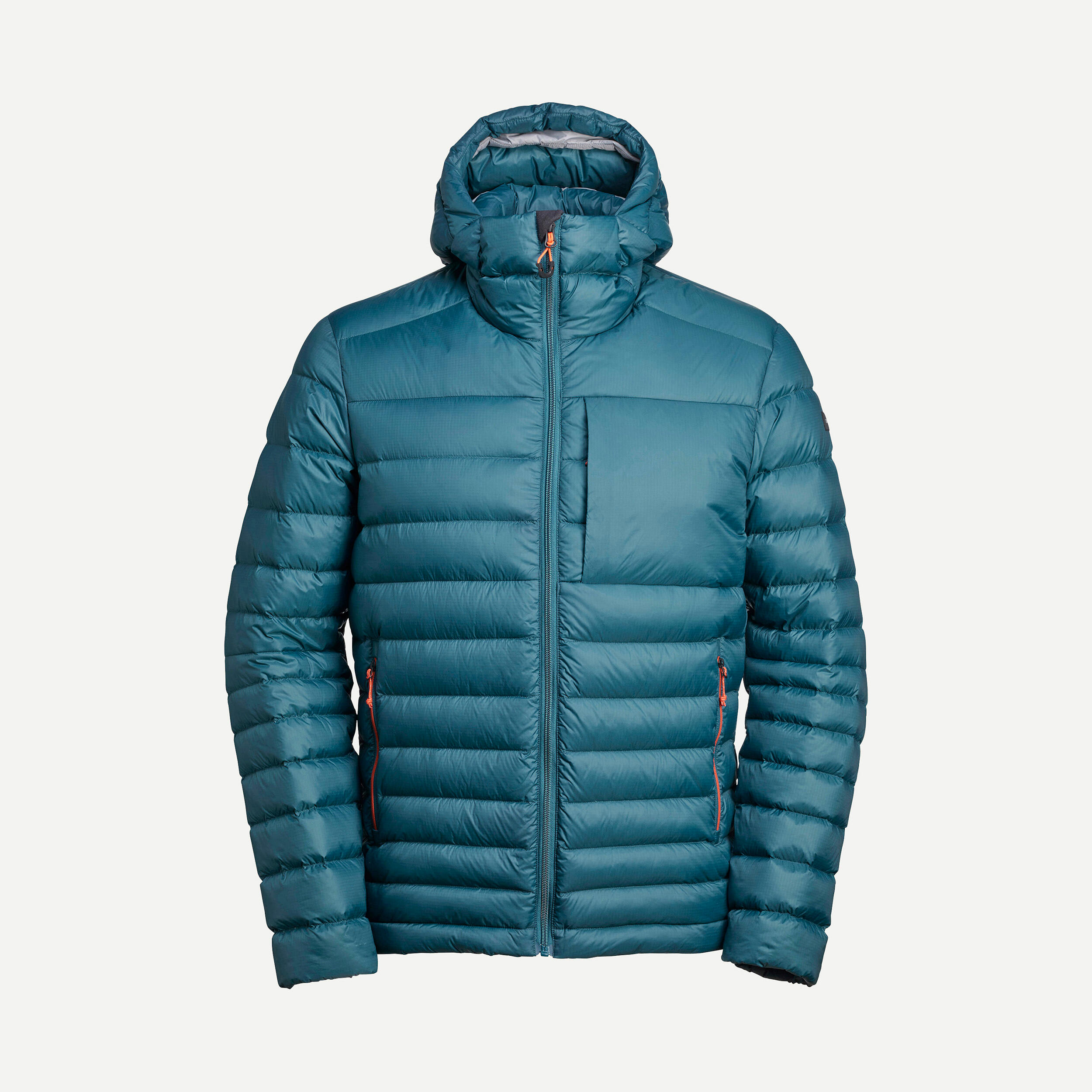 Doudoune capuche en duvet de trek montagne MT500 10 C