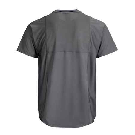 Camiseta de tenis manga corta hombre Artengo TTS Dry RN caqui