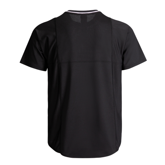 T-shirt tennis manches courtes homme - Artengo DRY noir Gaël Monfils