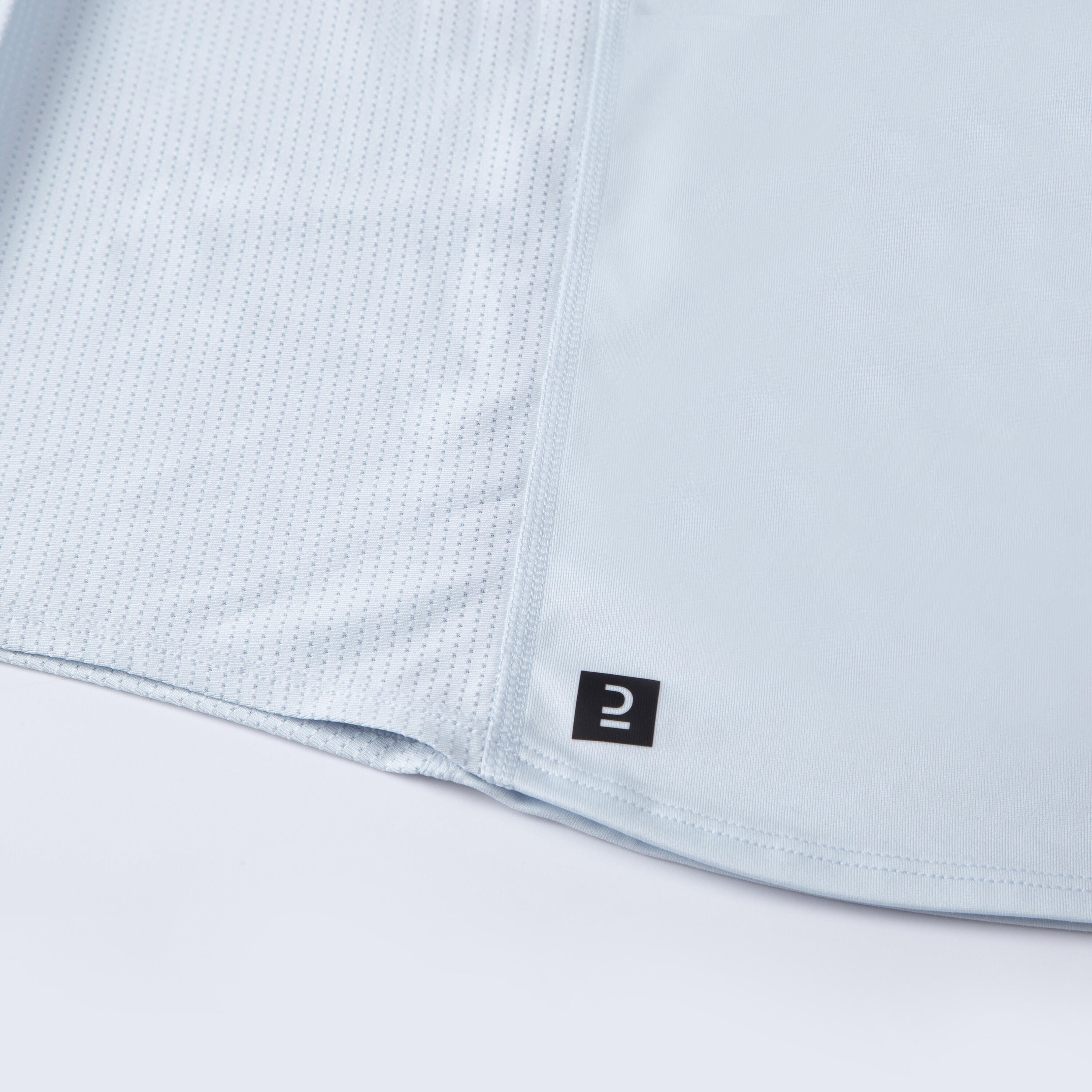 Tennisshirt met korte mouwen voor heren DRY RN lichtgrijs zwart 9/26
