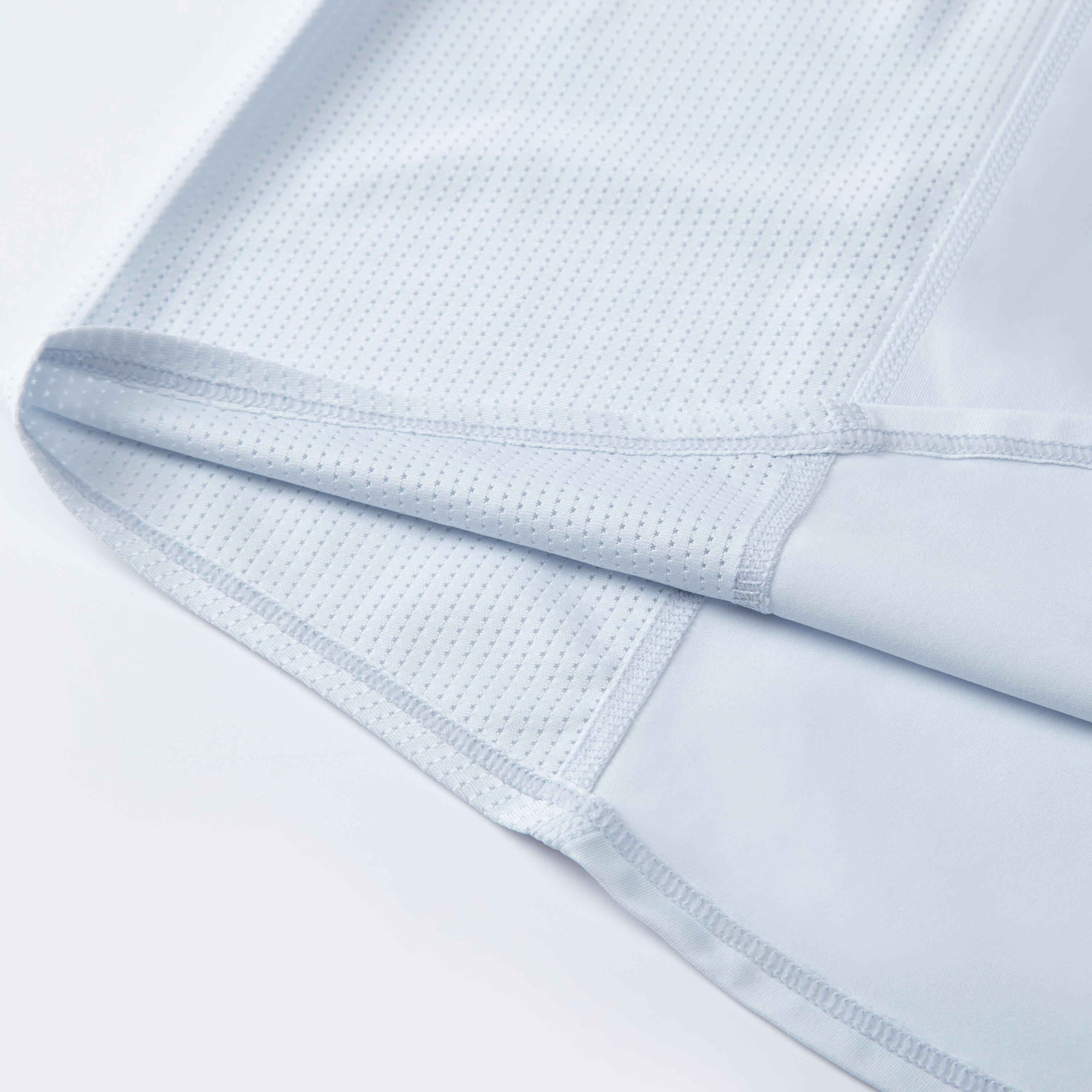 Tennisshirt met korte mouwen voor heren DRY RN lichtgrijs zwart 10/26