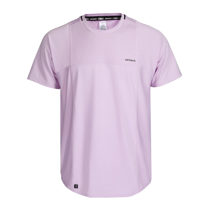 Men's Short-Sleeved Tennis T-Shirt TTS Dry RN - Lilac/Black Gaël Monfils