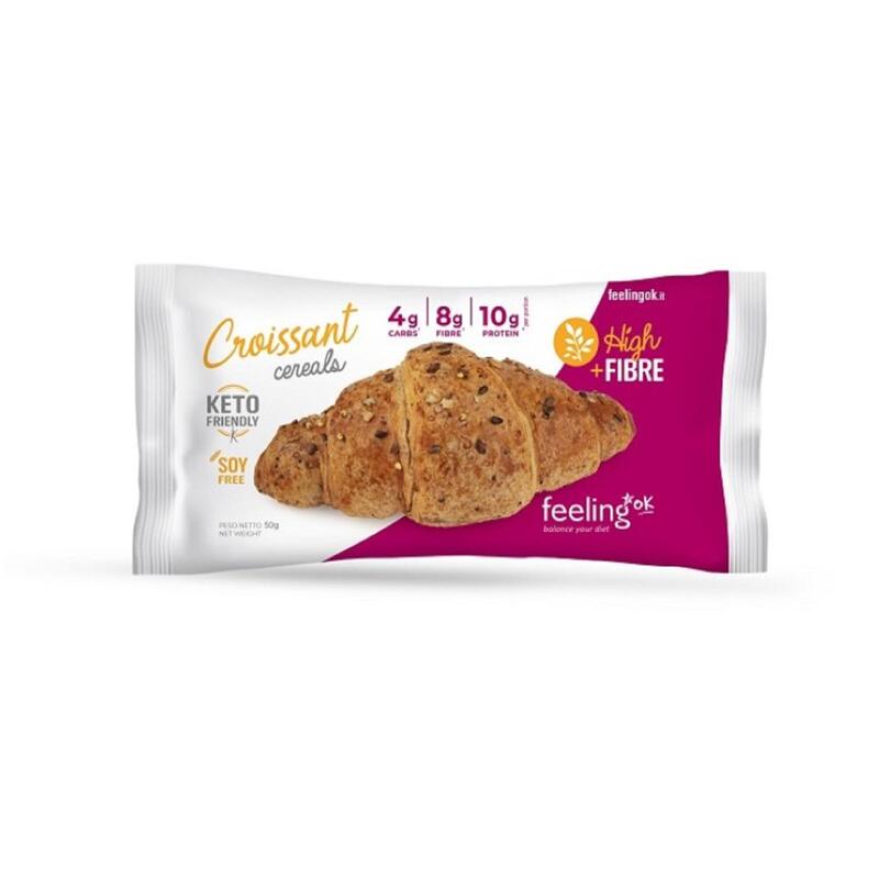 Croissant low carb con proteine d'avena e ricco di fibre! Soia free, low sugar