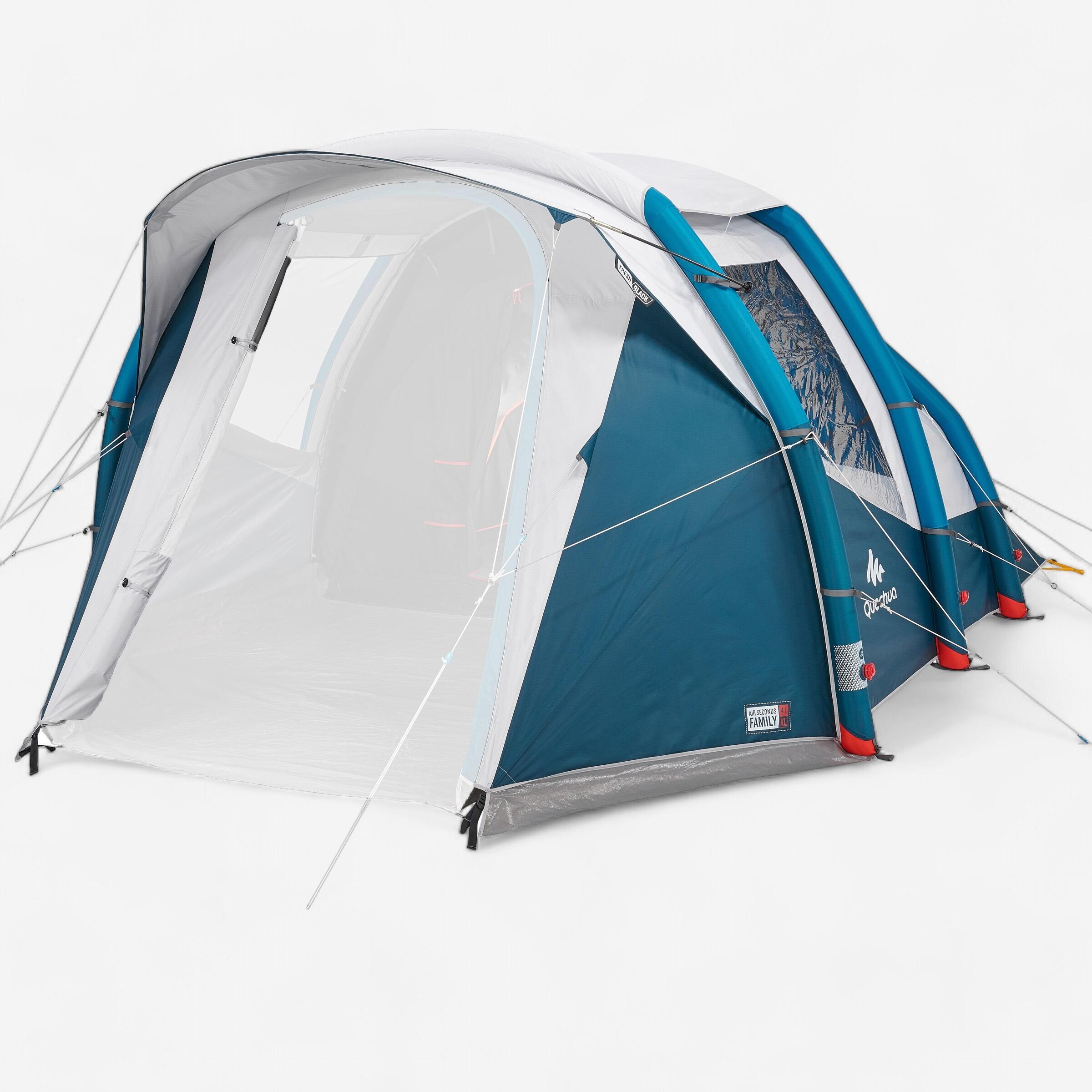 QUECHUA Buitentent voor de tent Air Seconds 4.1 Fresh & Black