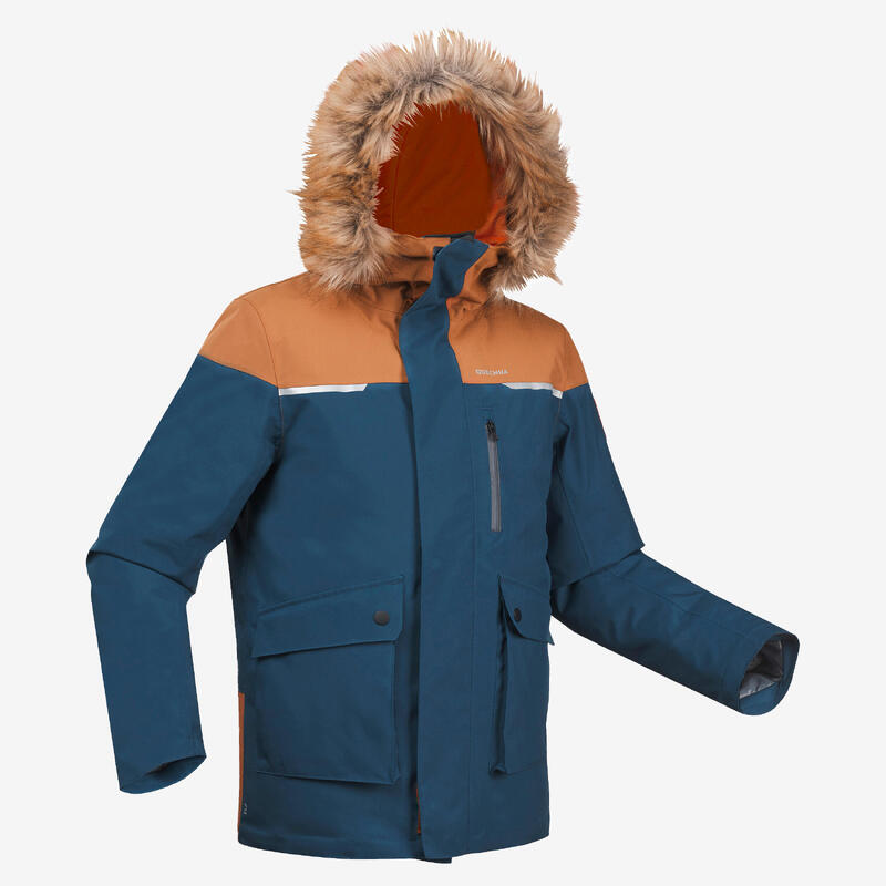 Gyerek kabát téli túrázáshoz SH500 Ultra-Warm, vízhatlan, 7-15 éveseknek, -23 °C-ig 