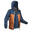 Gyerek kabát túrázáshoz SH100 Warm, 3 az 1-ben, vízhatlan, 7- 15 éveseknek 