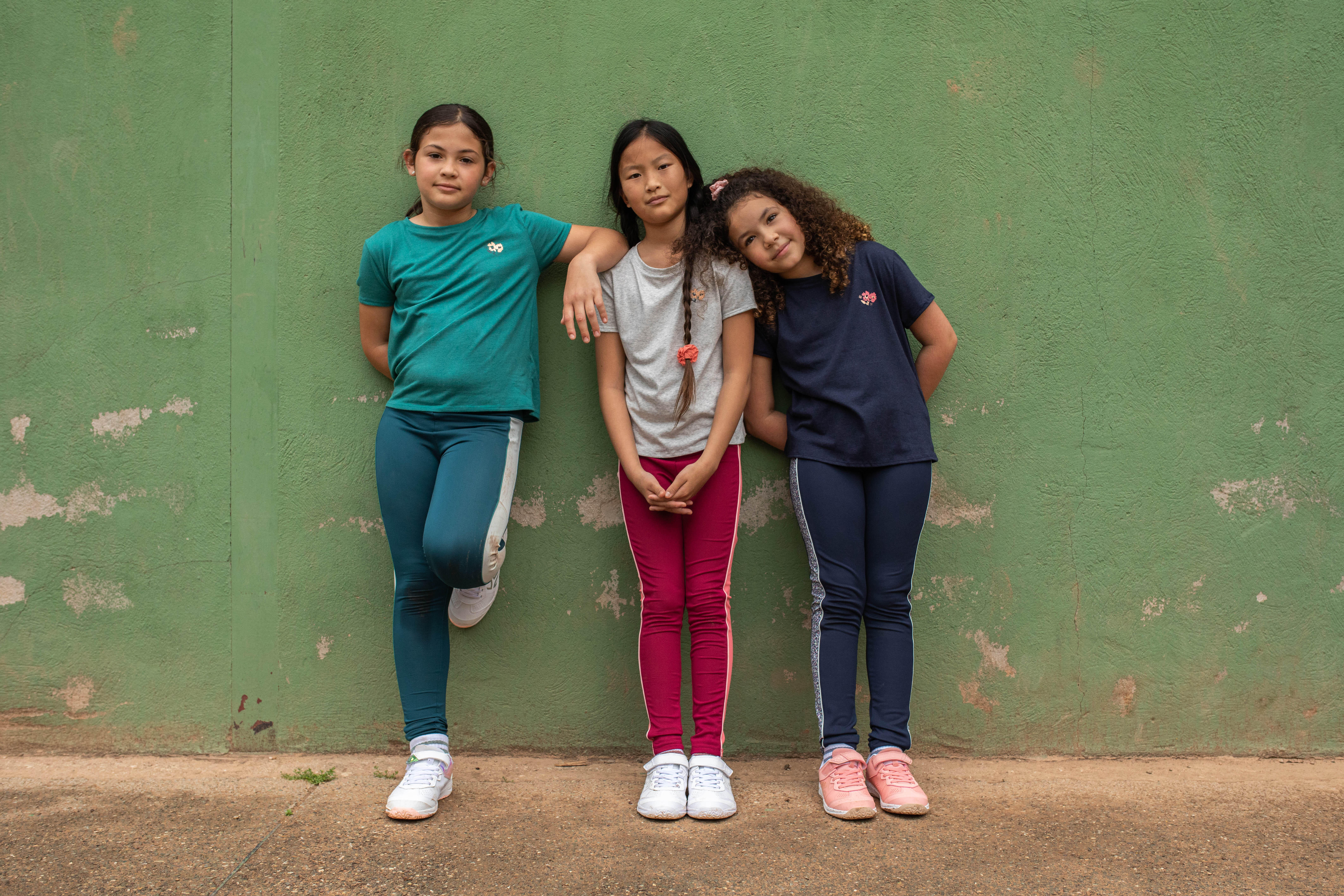 Kids' High-Waisted Leggings - S 500 - DOMYOS