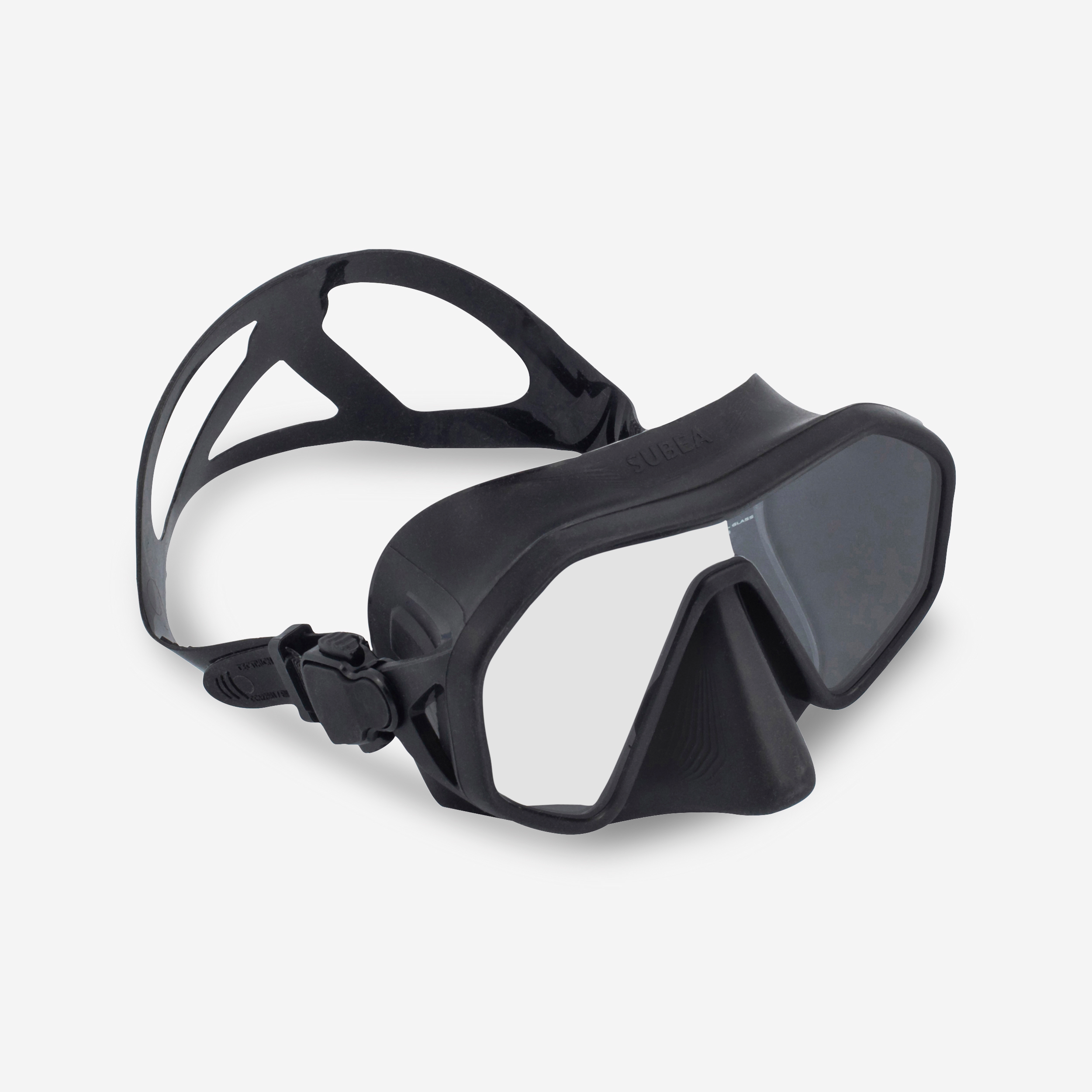 Kit de plongée snorkeling SUBEA masque tuba 100 Adulte Noir pour les clubs  et collectivités