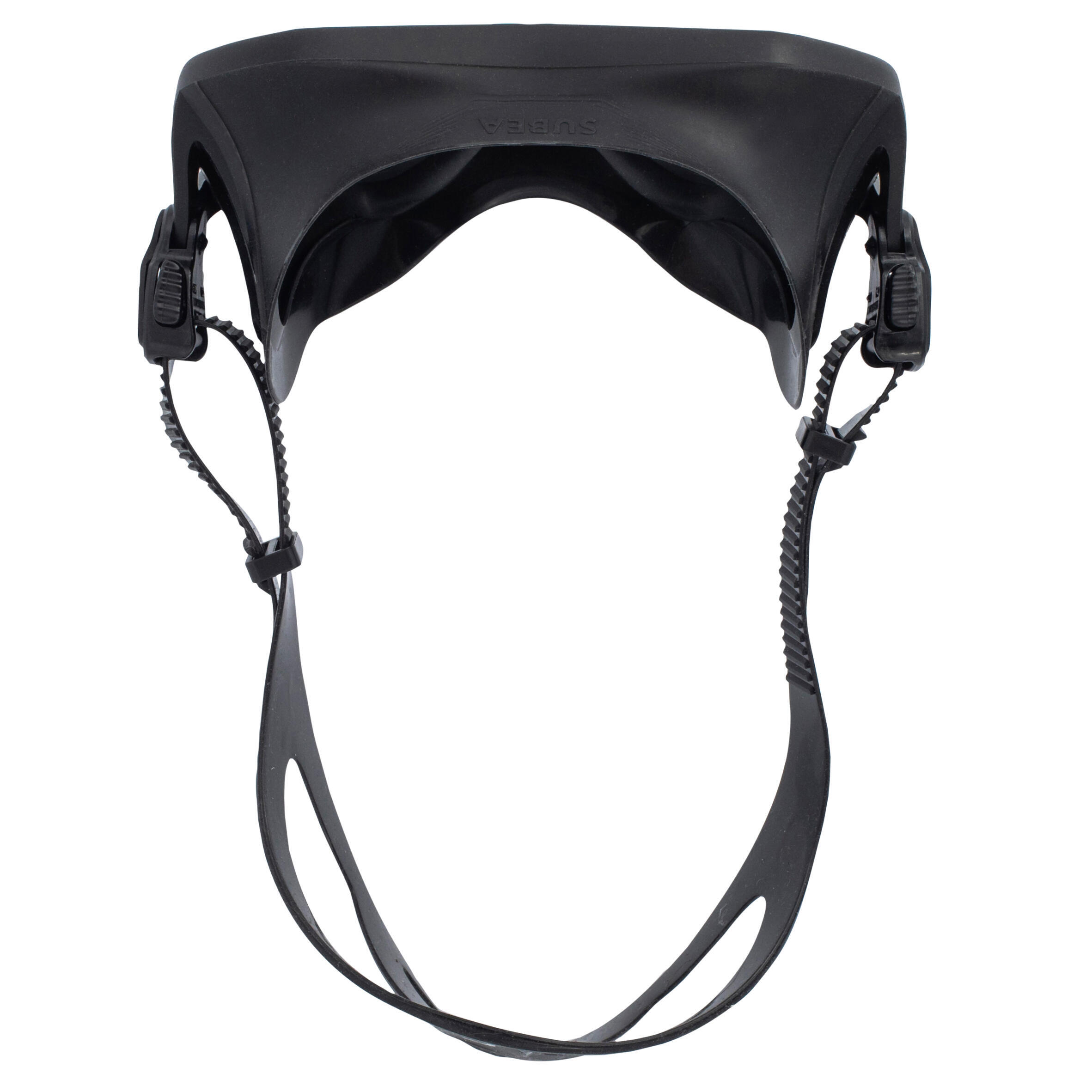 Scuba mask - 500 Mono Black 4/7