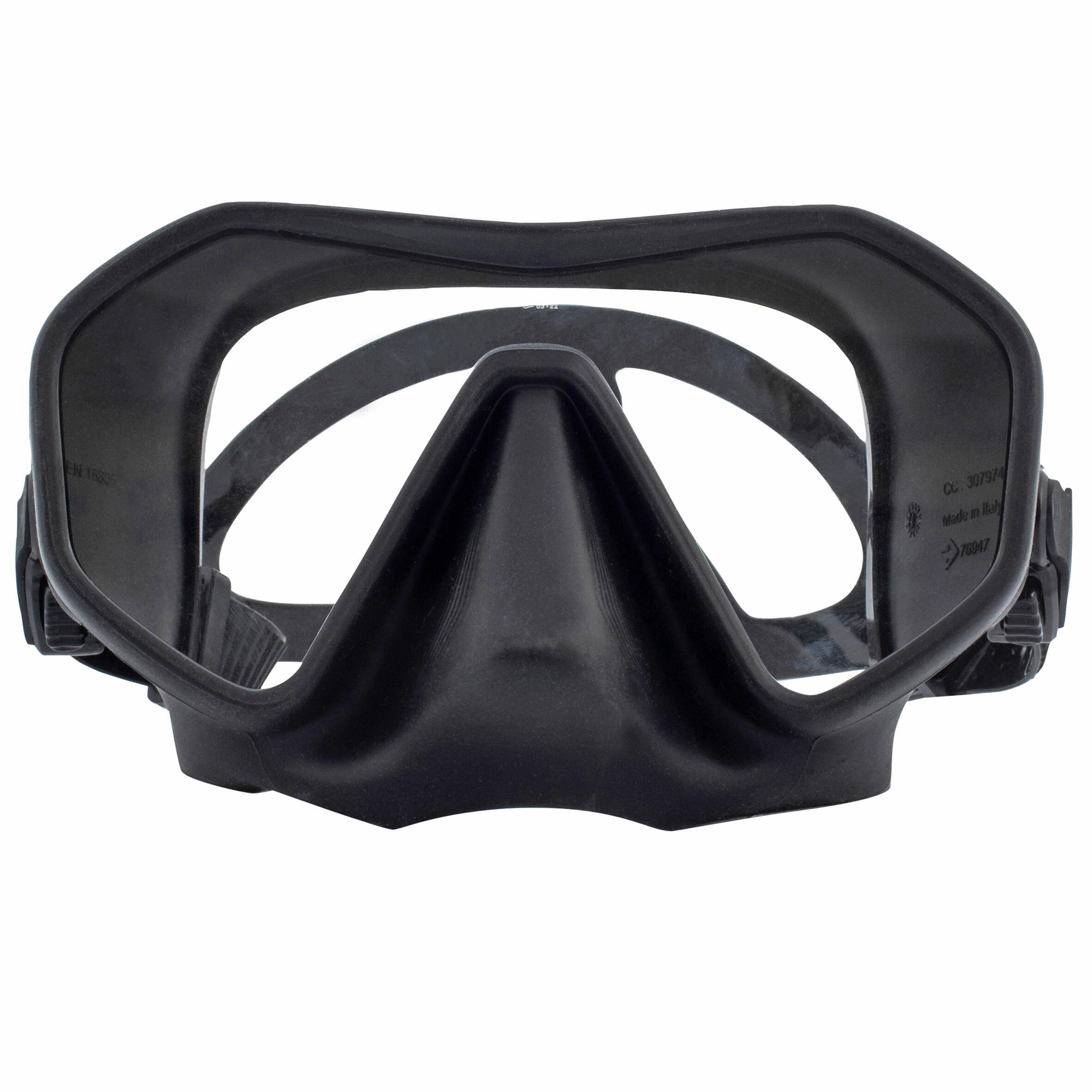 Scuba mask - 500 Mono Black 2/7