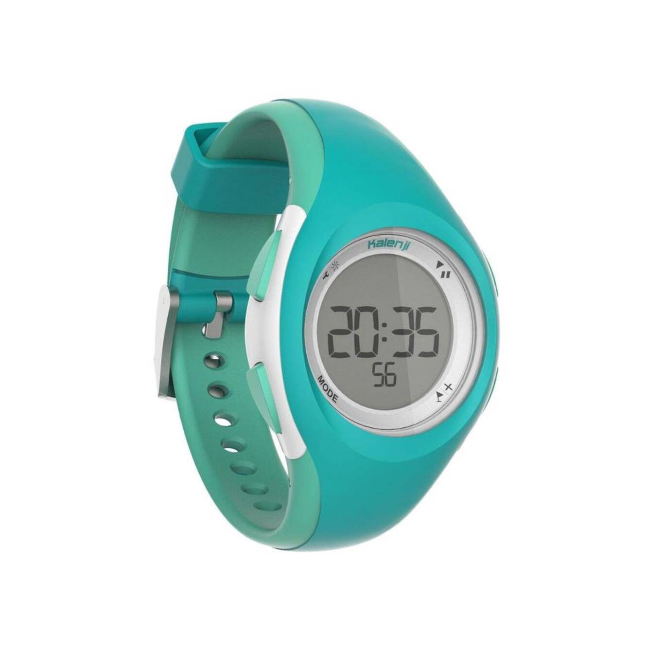 Stopwatch lari wanita W200 S Hijau pastel